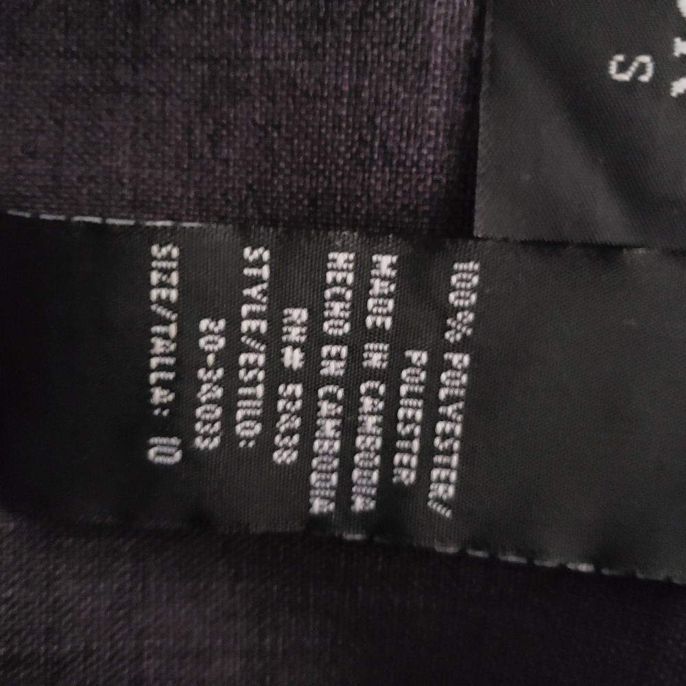 Sag Harbor Dress Blazer Women Sz 10 Purplish Grey - Picture 4 of 4